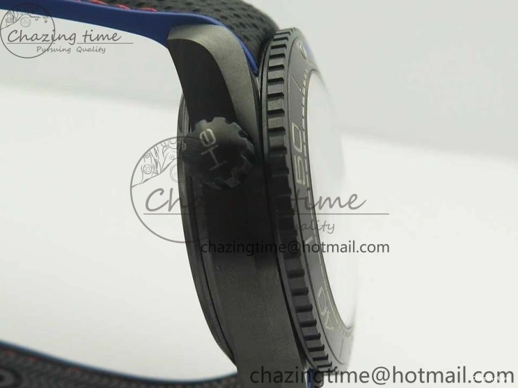 0318 BestValue Planet Ocean 45.5mm ETNZ “Deep Black” Real Ceramic VSF 1:1 Best Edition on Black Nylon Strap A8906 Super Clone 7978